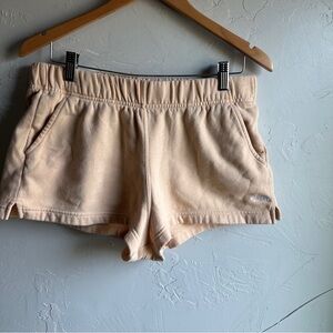 The North‎ Face Fleece Light Peach or Light Orange Shorts Size L